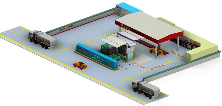 加油充换電(diàn)综合补能(néng)站